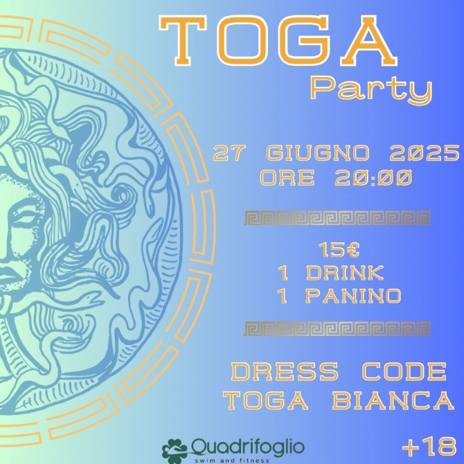 TOGA PARTY - Centro Sportivo Quadrifoglio